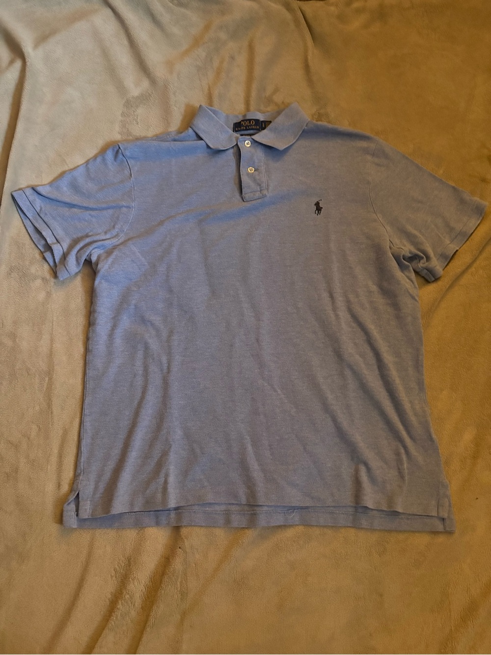 Polo Ralph Lauren Light Blue Mens Polo